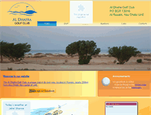 Tablet Screenshot of aldhafragolfclub.com